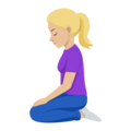 Woman Kneeling Emoji Joypixels