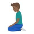 Man Kneeling Emoji Joypixels