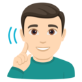 Deaf Man Emoji Joypixels