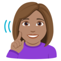 Deaf Woman Emoji Joypixels