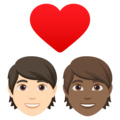 Couple With Heart Emoji Joypixels