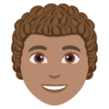 Person Curly Hair Emoji Joypixels
