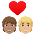 Couple With Heart Emoji Joypixels
