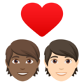 Couple With Heart Emoji Joypixels