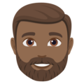 Man Beard Emoji Joypixels