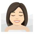 Woman In Steamy Room Emoji Joypixels