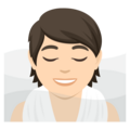 Person In Steamy Room Emoji Joypixels