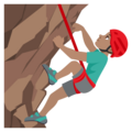 Man Climbing Emoji Joypixels