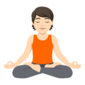 Person In Lotus Position Emoji Joypixels