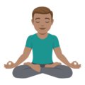 Man In Lotus Position Emoji Joypixels