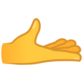 Palm Up Hand Emoji Joypixels