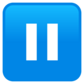Pause Button Emoji Joypixels