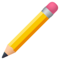 Pencil Emoji Joypixels