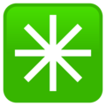 Eight Spoked Asterisk Emoji Joypixels