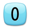 Keycap Digit Zero Emoji Lg