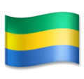 Flag Gabon Emoji Lg