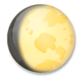 Waning Crescent Moon Emoji Lg