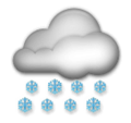 Cloud With Snow Emoji Lg