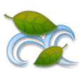 Leaf Fluttering In Wind Emoji Lg