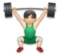 Man Lifting Weights Emoji Lg