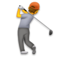 Person Golfing Emoji Lg