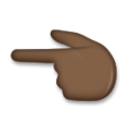 Backhand Index Pointing Left Emoji Lg