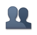 Busts In Silhouette Emoji Lg