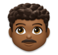 Man Curly Hair Emoji Lg