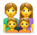 Family Man Woman Girl Girl Emoji Lg