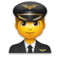 Man Pilot Emoji Lg