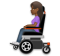 Woman In Motorized Wheelchair Emoji Lg