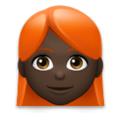 Woman Red Hair Emoji Lg