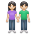 Woman And Man Holding Hands Emoji Lg