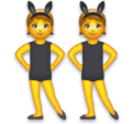 People With Bunny Ears Emoji Lg
