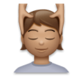 Person Getting Massage Emoji Lg