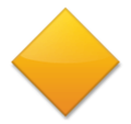 Large Orange Diamond Emoji Lg