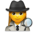 Woman Detective Emoji Lg