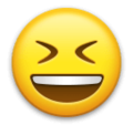 Grinning Squinting Face Emoji Lg