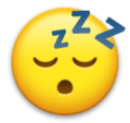 Sleeping Face Emoji Lg