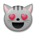 Smiling Cat With Heart Eyes Emoji Lg