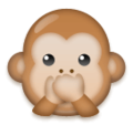 Speak No Evil Monkey Emoji Lg