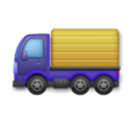 Articulated Lorry Emoji Lg