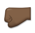 Left Facing Fist Emoji Lg