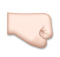 Right Facing Fist Emoji Lg