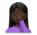 Woman Facepalming Emoji Lg
