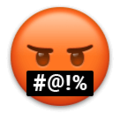 Face With Symbols On Mouth Emoji Lg