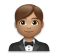 Person In Tuxedo Emoji Lg