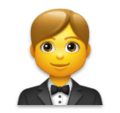 Person In Tuxedo Emoji Lg