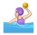 Woman Playing Water Polo Emoji Lg