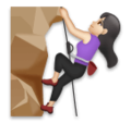 Woman Climbing Emoji Lg